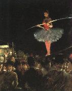 Jean-Louis Forain The Tightrope Walker oil painting
